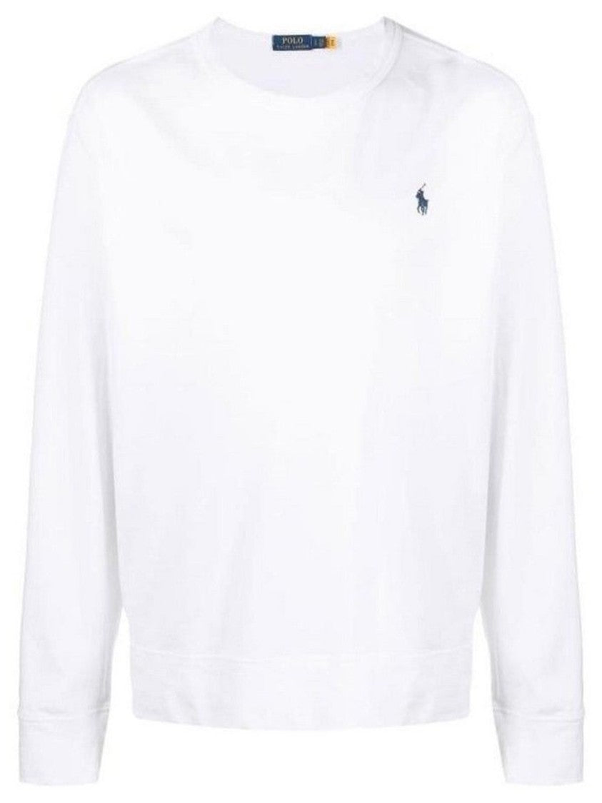 Polo Ralph Lauren White Cotton Sweatshirt