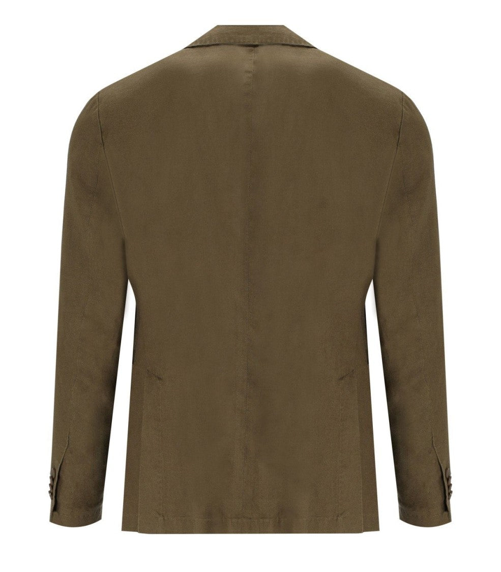 Manuel Ritz Brown Single-Breasted Jacket