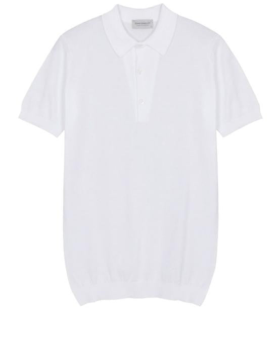 John Smedley Classic Short-Sleeve Polo Shirt With Minimalist Design