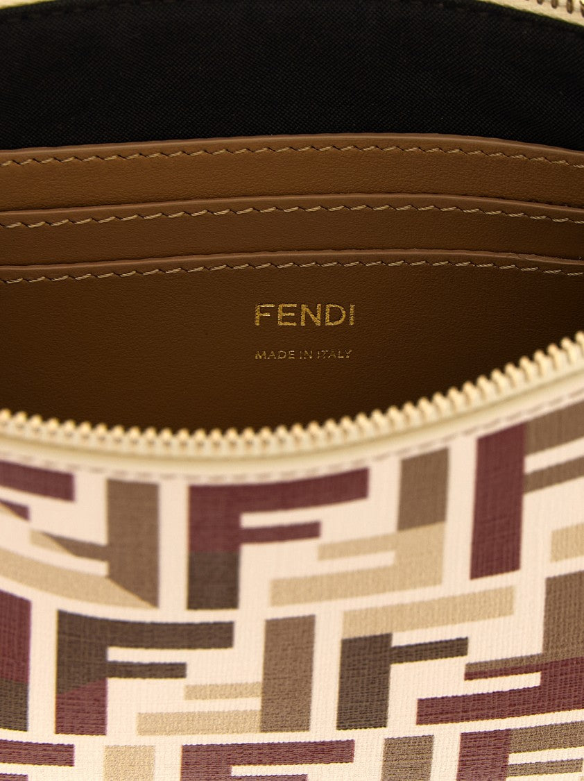 Fendi Baguette Fabric Pouch With Iconic Ff Pattern