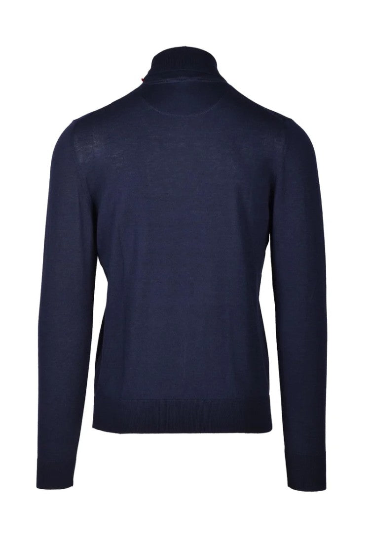 Wild Cashmere Men's Silk And Cashmere Sweater - Blue