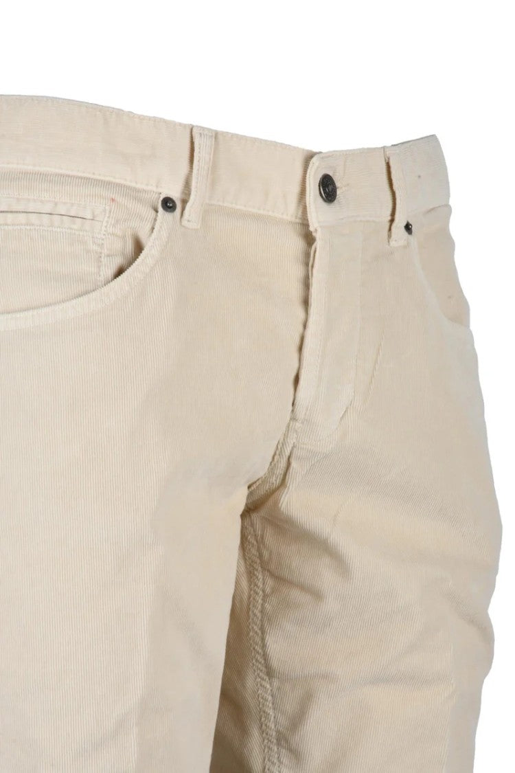 Dondup George Velvet Trousers - White