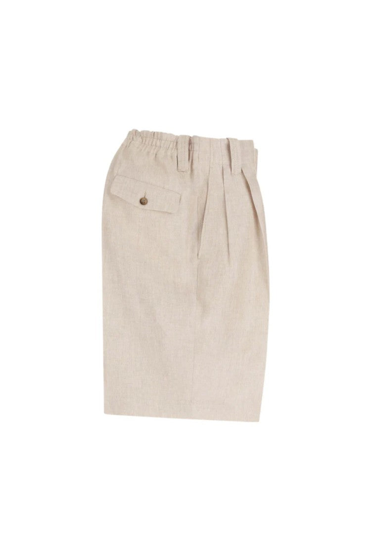 L.B.M. 1911 Relaxed Fit Beige Bermuda Shorts