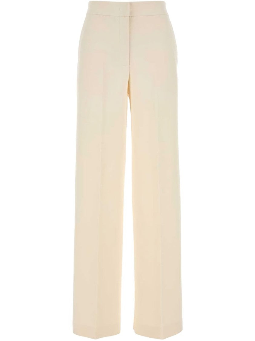 Max Mara Wide-Leg High-Waist Trousers With Tailored Finish