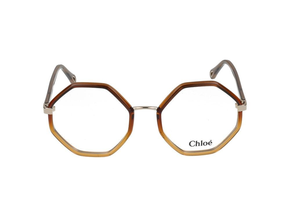 Chloé Eyeglasses Chloé Ch0132o 010 Brown Brown Transparent 53/20/140