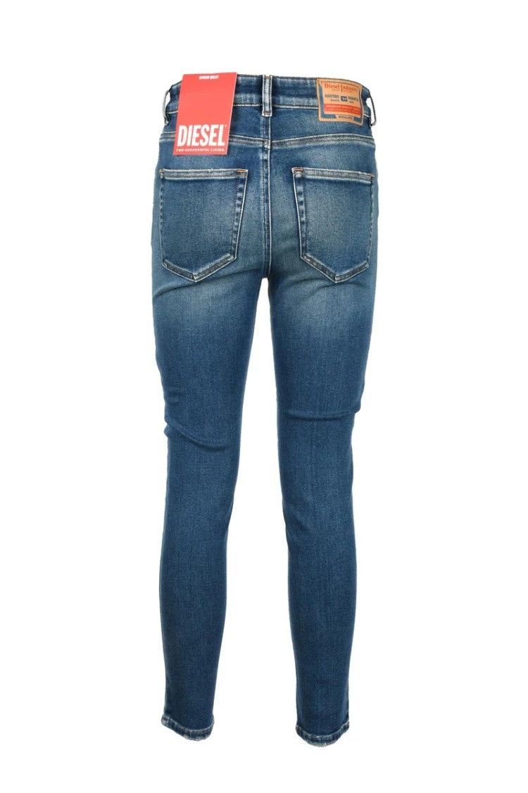 Diesel Blue Super Skinny High Jeans