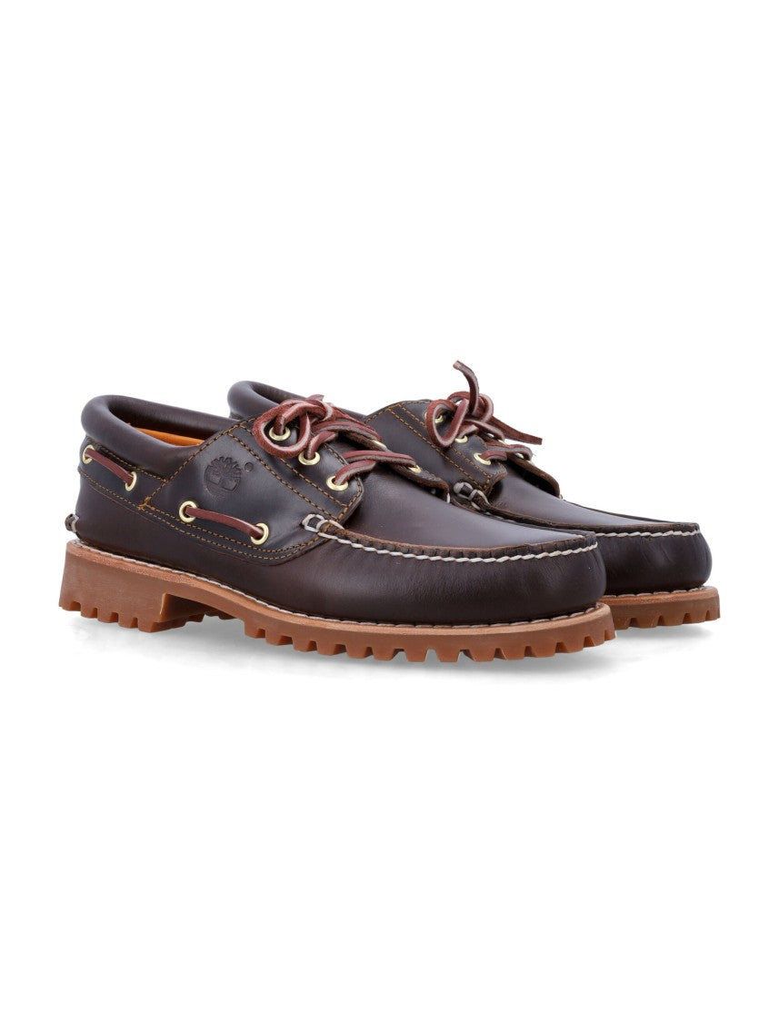 Timberland 3-Eye Lug Boat Shoes With Handsewn Leather Craftsmanship