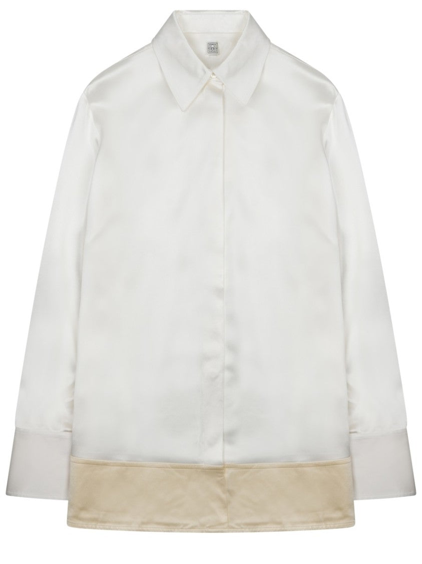 Totême Long-Sleeve Viscose Shirt