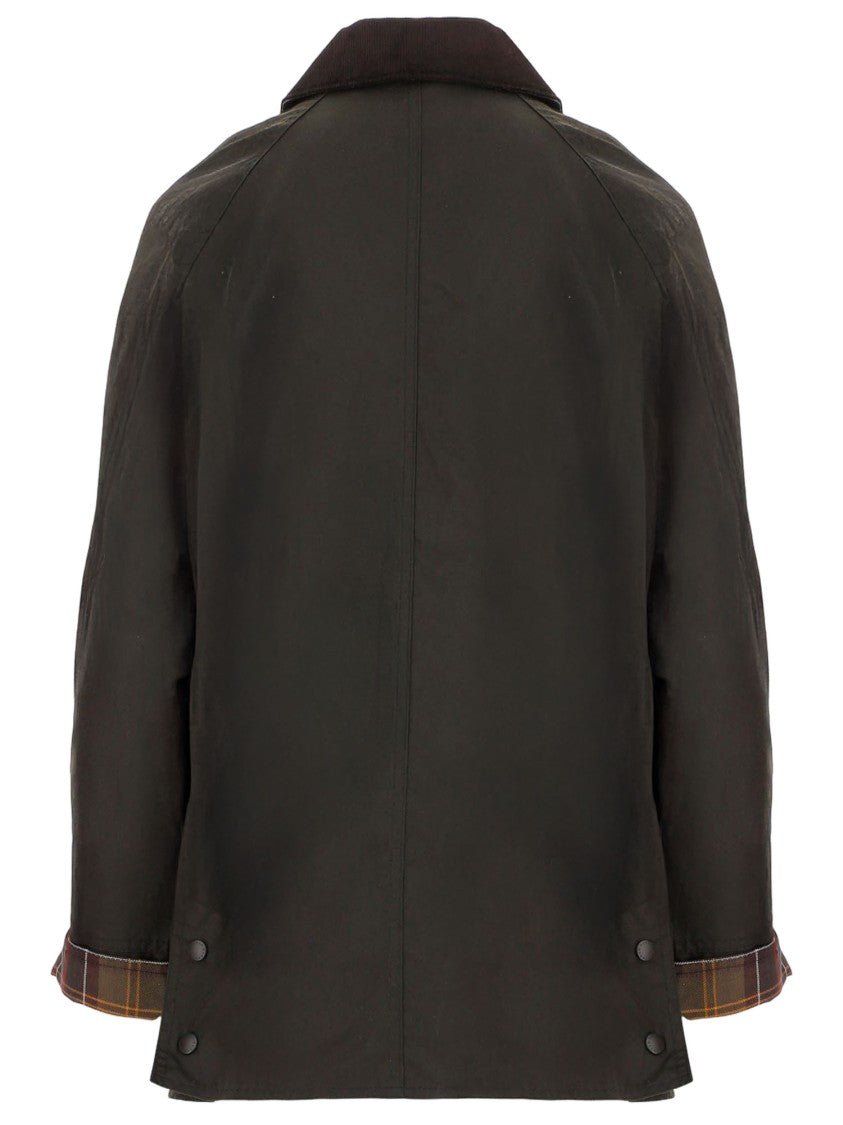 Barbour Olive Waxed Cotton Jacket