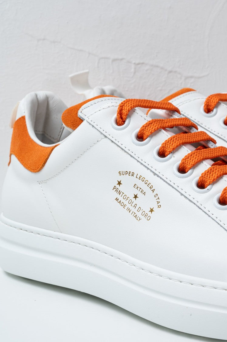 Pantofola D'oro White Court Classic Leather Sneakers