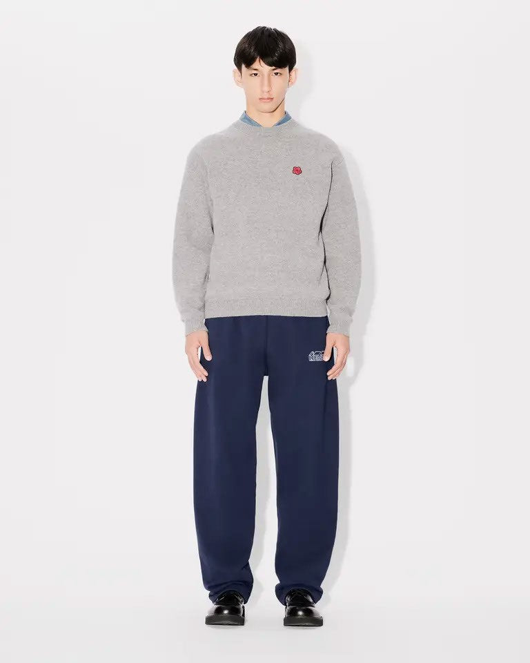Kenzo Relaxed Blue Straight Jog Pants