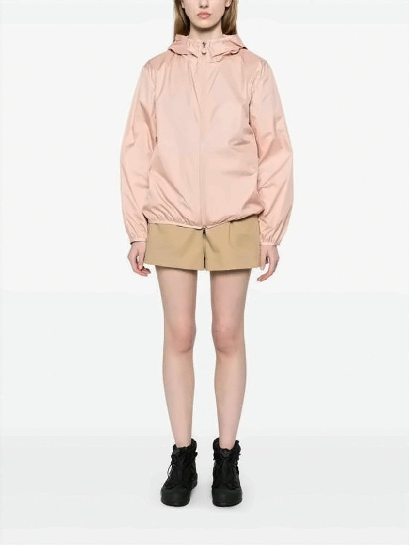 Moncler Lightweight Pastel Pink Front-Zippered Moncler Jacket