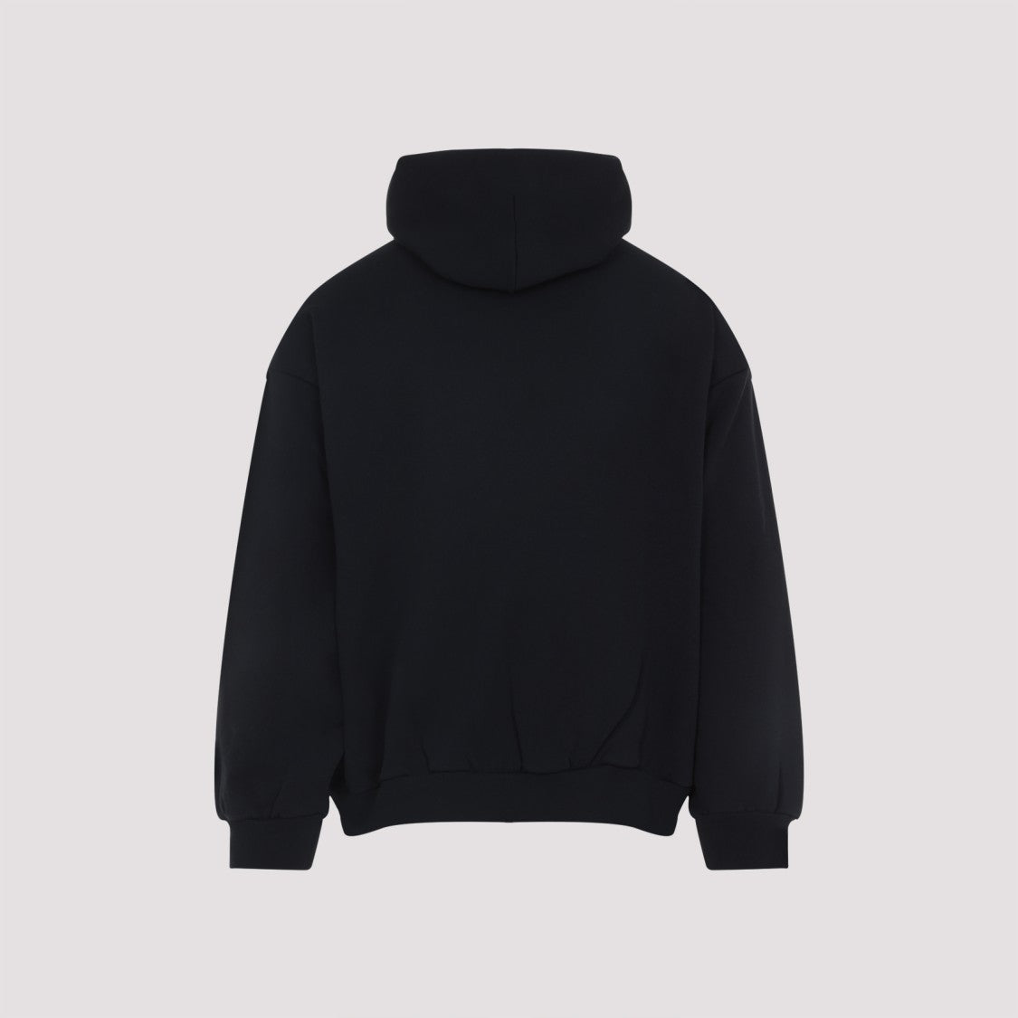 Balenciaga Relaxed Fit Black Cotton Sweatshirt With Prominent Logo