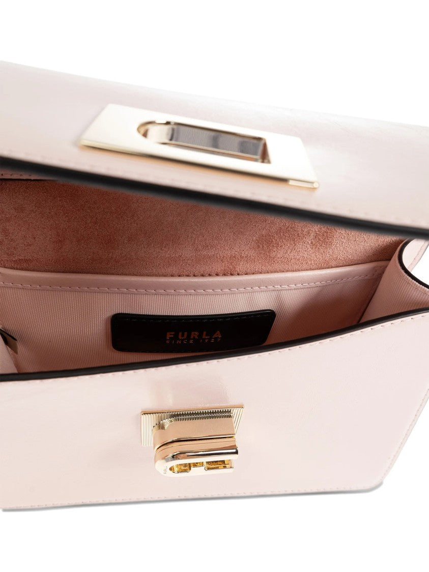 Furla 1927 Mini Smooth Leather Mini Flap Bag