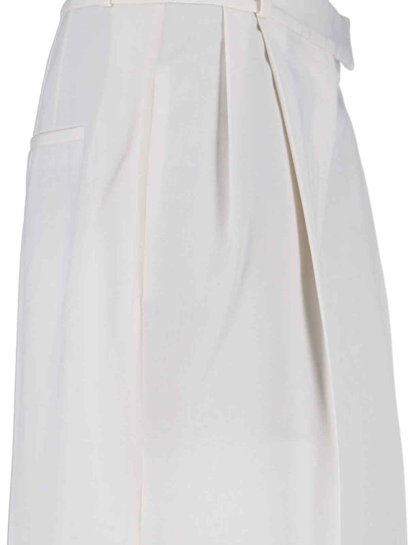 Róhe High-Waisted Straight-Leg Trousers With Pleated Front