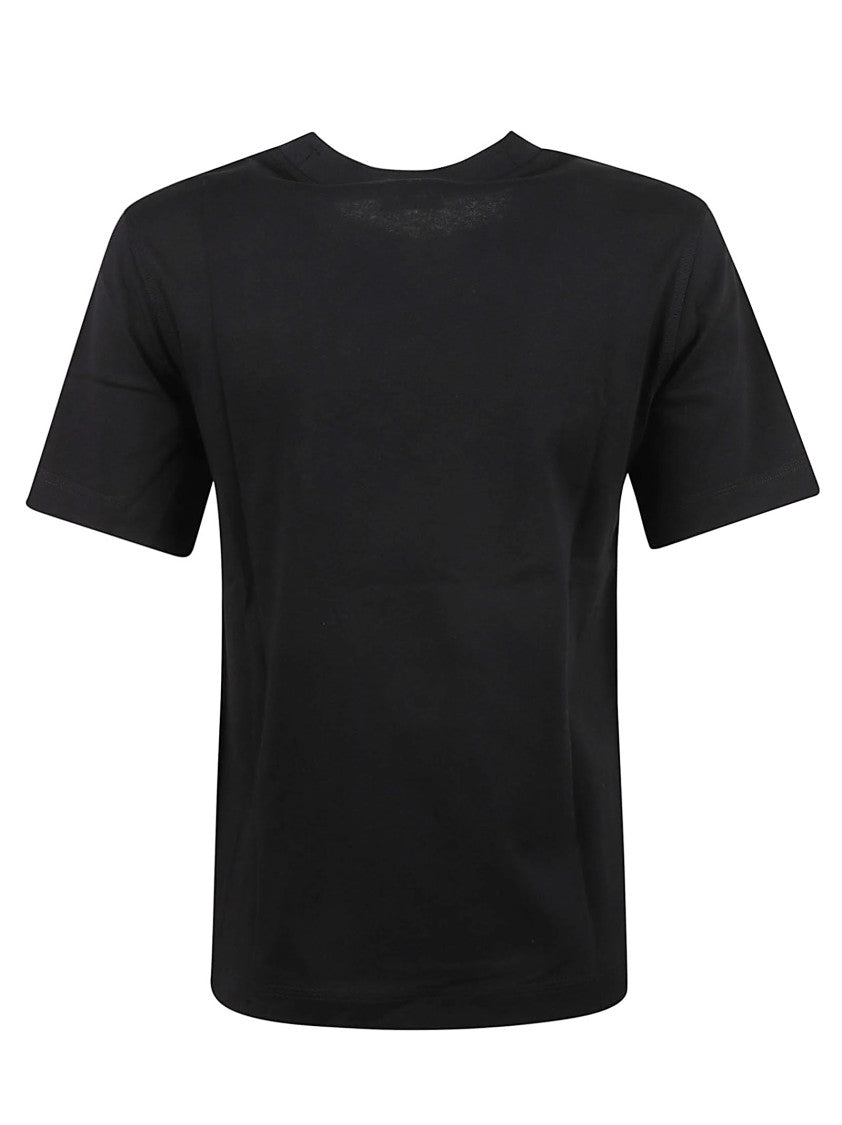 Burberry Classic Black T-Shirt With Gold Emblem