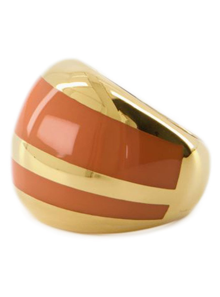 Aurélie Bidermann Ring - Orange Tamarin - Gold Metal