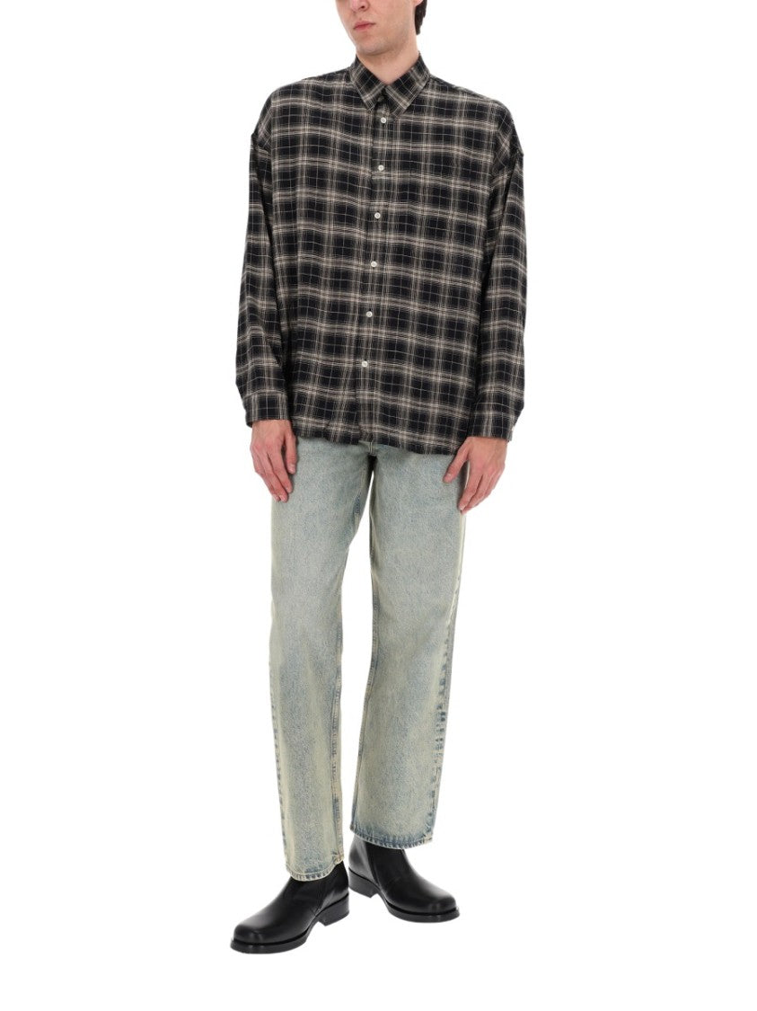 Sunflower Faded Wash Cotton Wide Jeans