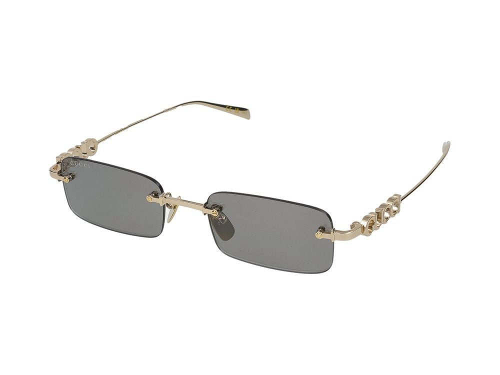 Gucci Sunglasses Gg1808s 003 Gold Gold Grey 52/20/145