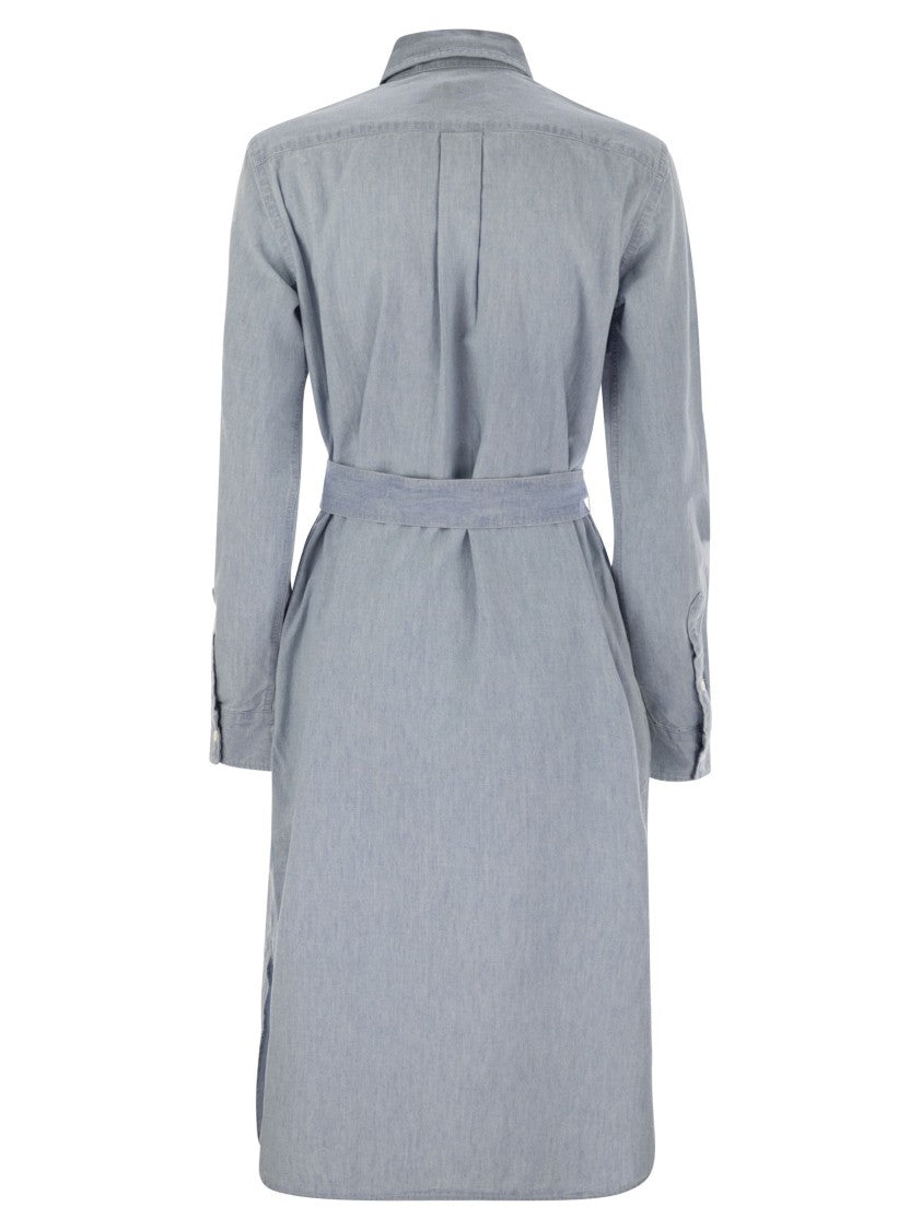 Polo Ralph Lauren Cotton Chemisier With Belt