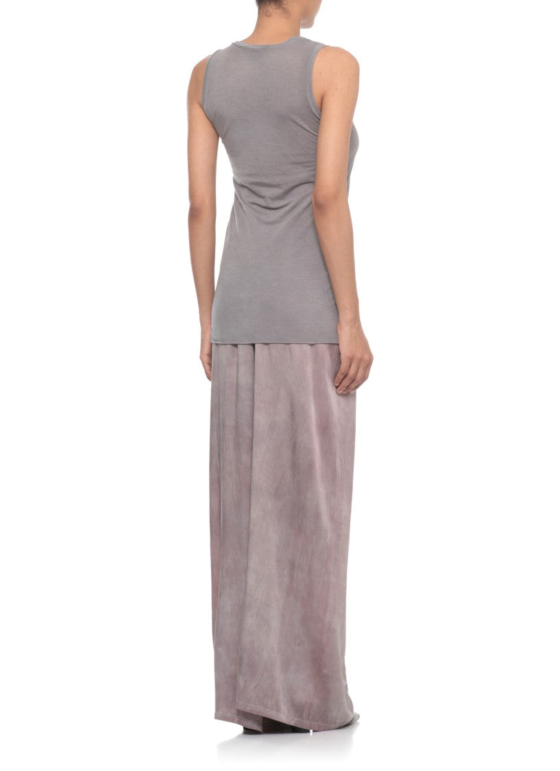 Avant Toi Slate Round Neck Cotton Tank Top