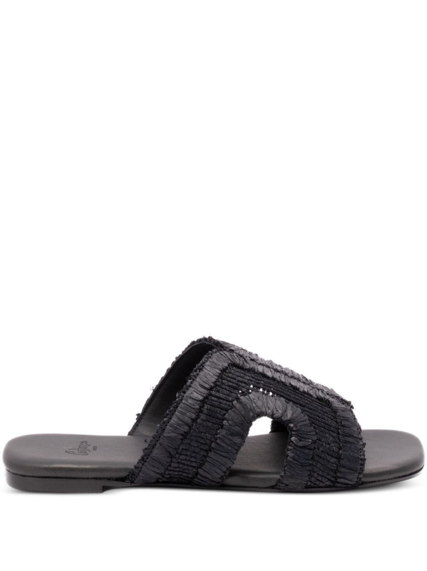 Castaner Philippa Sandals With Woven Fringed Strap