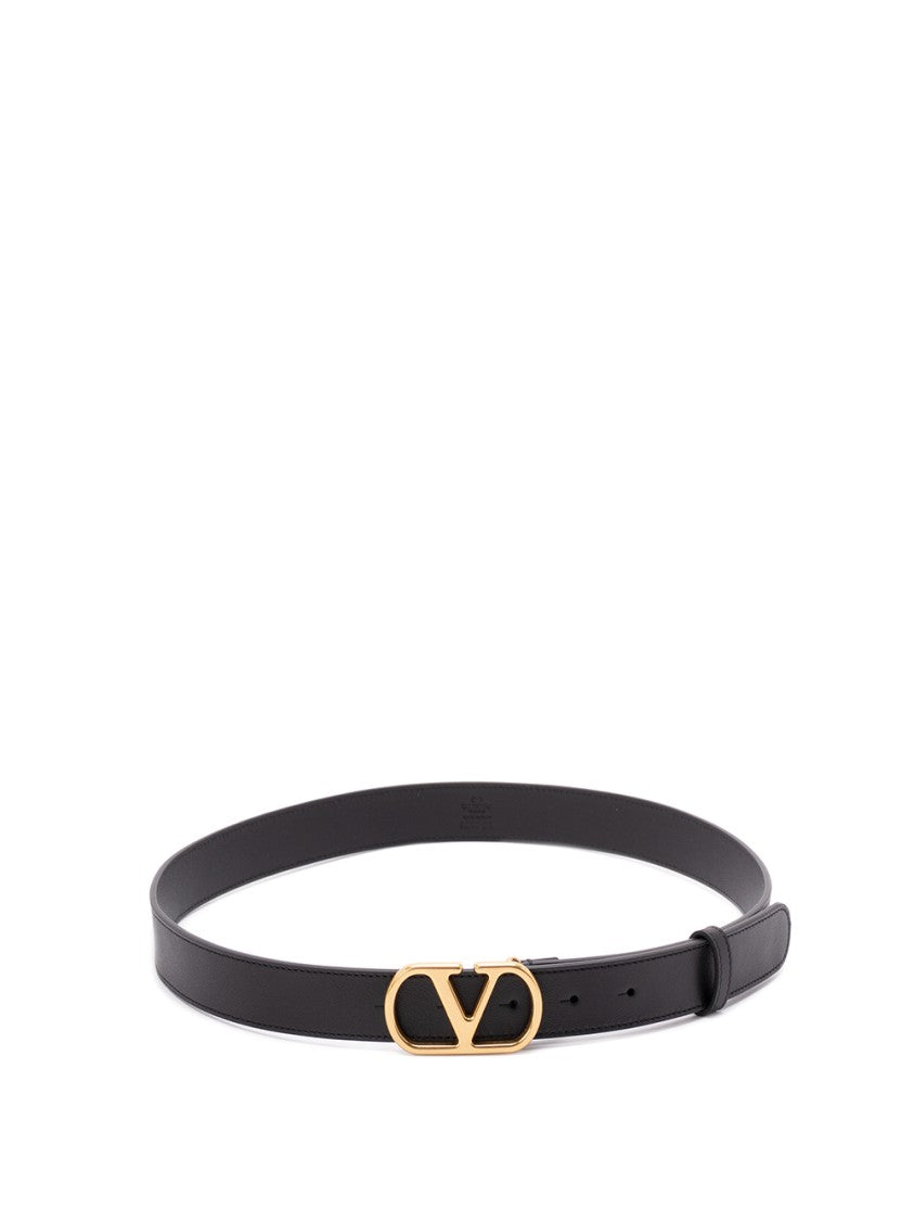 Valentino Garavani `Vlogo Signature` Leather Belt