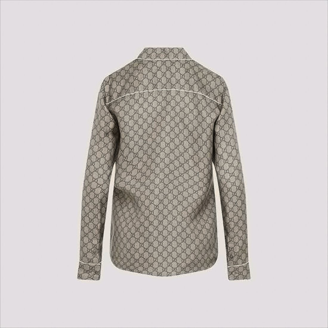 Gucci Silk Long-Sleeved Blouse With Button-Down Design