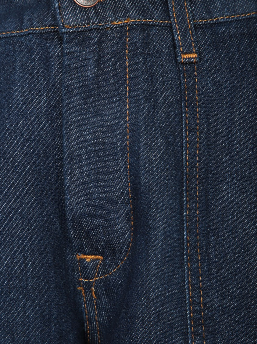 7 For All Mankind High-Waisted Wide-Leg Jeans With Contrast Stitching