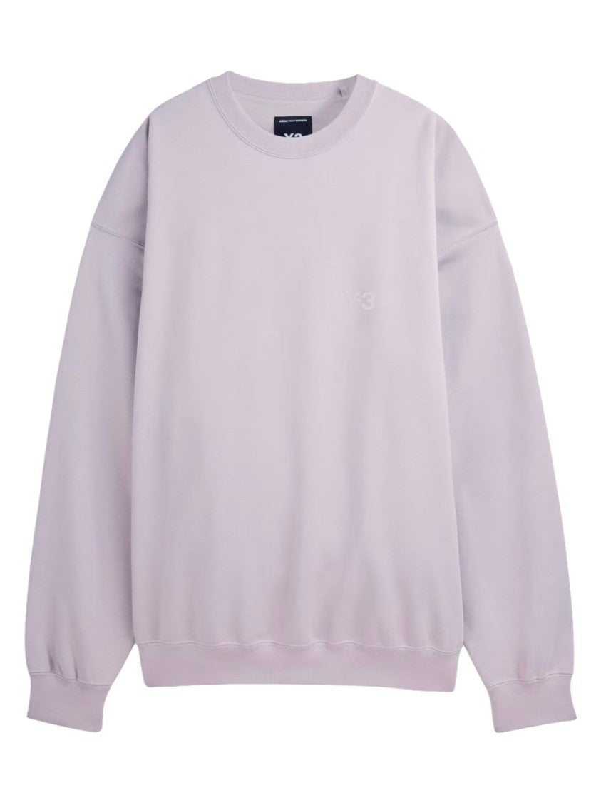 Y-3 Neutrals Relaxed Fit Ribbed Cuffs Sweatshirt