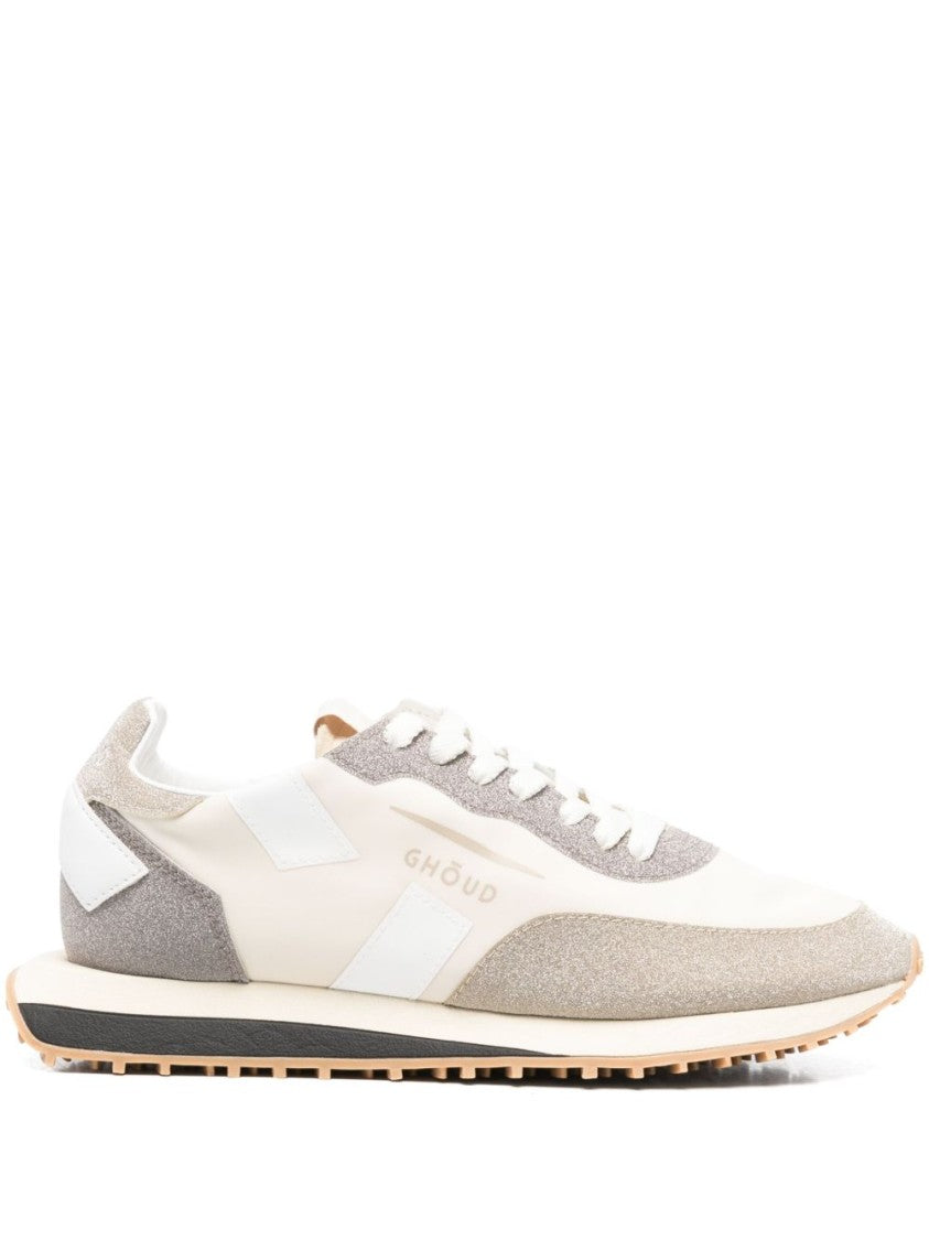 Ghoud Elevated Beige Sneakers With Textured Design