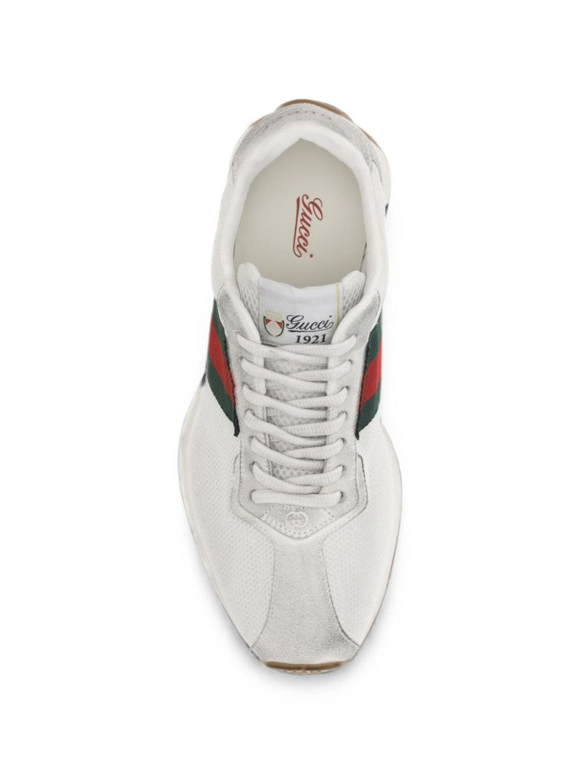 Gucci Web Stripe Low-Profile Low-Top Sneakers