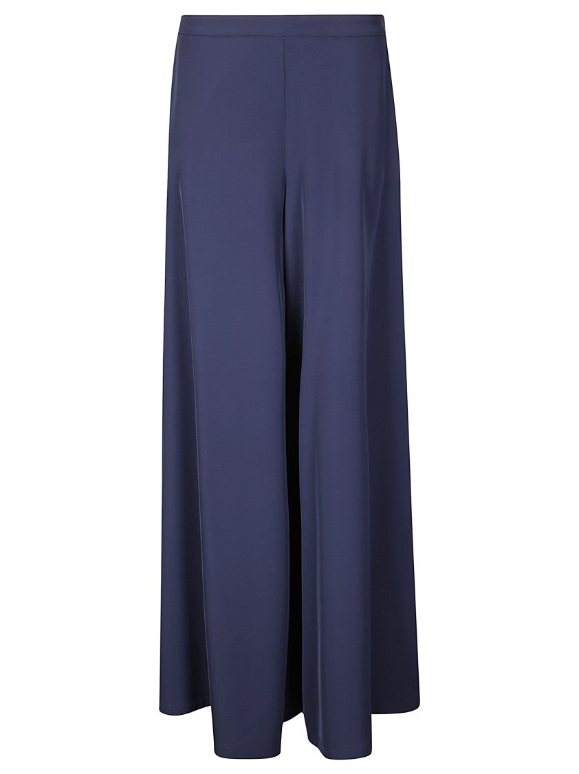 Stefano Mortari Wide-Leg Trousers With Side Zip Closure