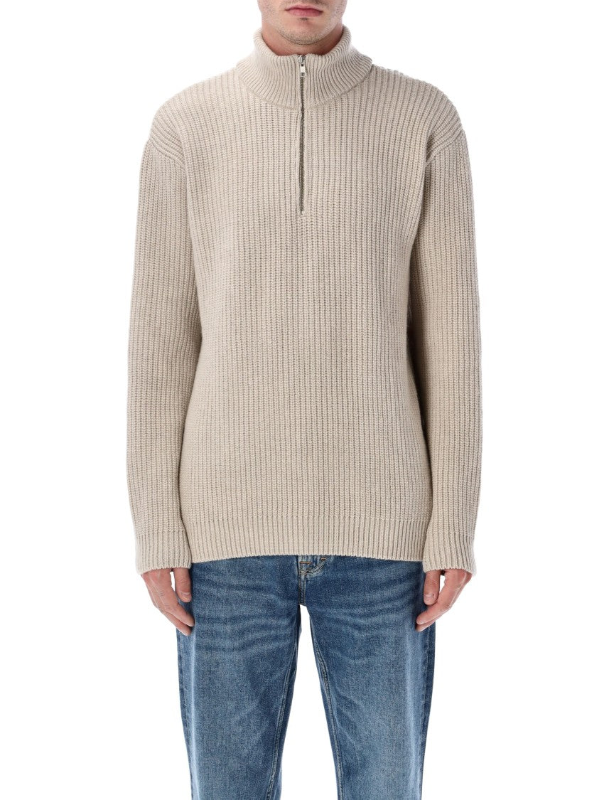 Colorful Standard Recycled Merino Wool Quarter Zip Sweater