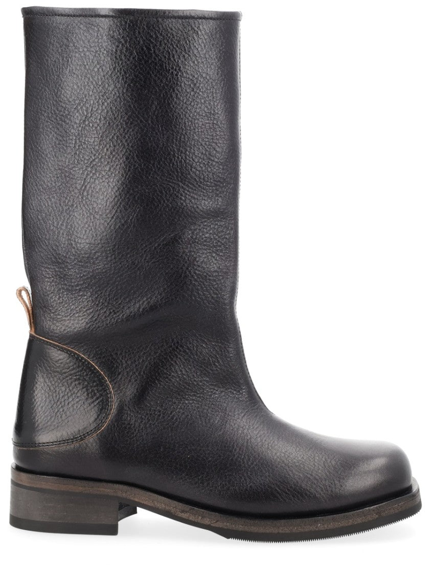Our Legacy Black Haul Camion Leather Boots