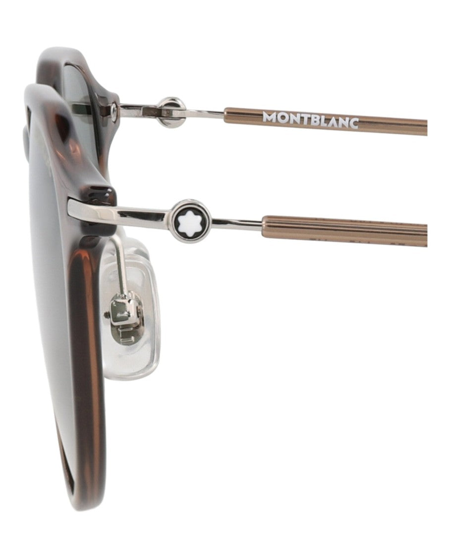 Montblanc Round-Frame Injection Sunglasses