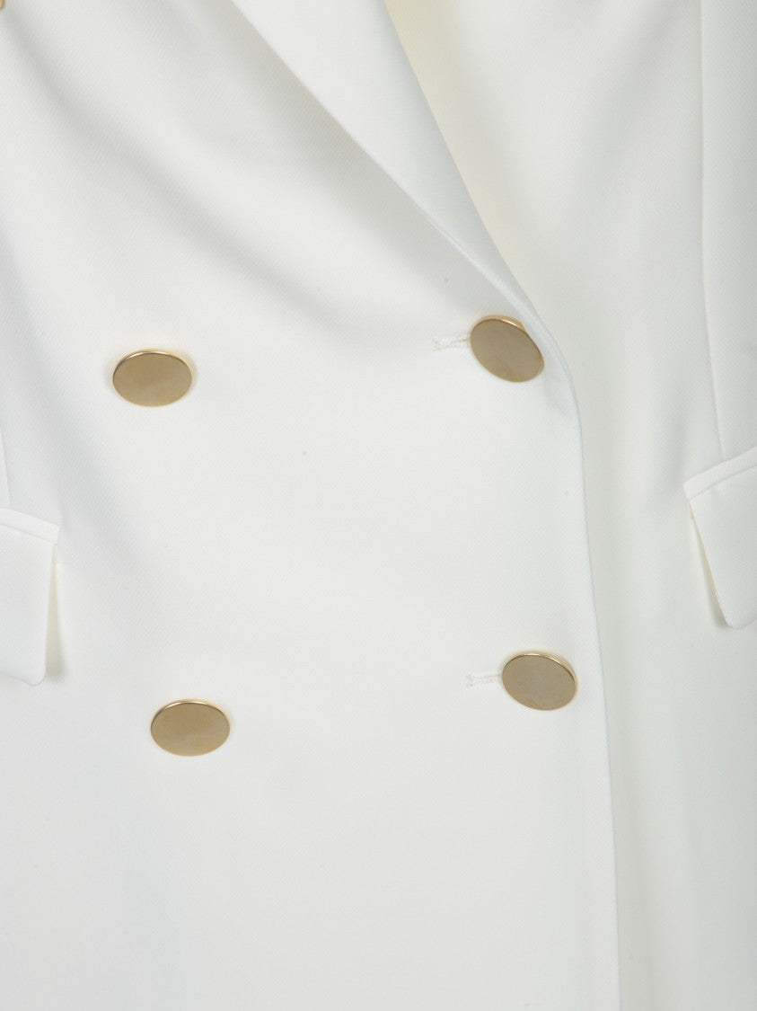 Blanca Vita Double-Breasted Jacket With Silky Inner Lining