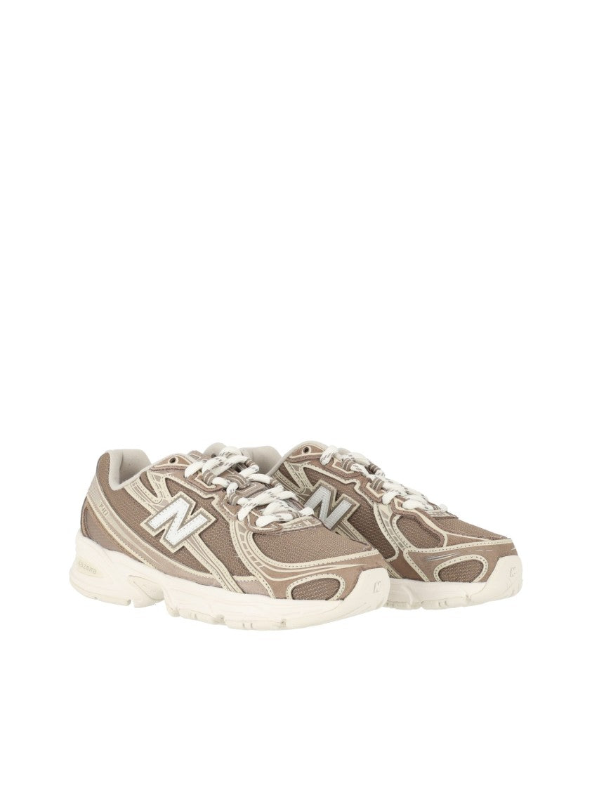 New Balance Mushroom Suede Mesh Low-Top Sneakers