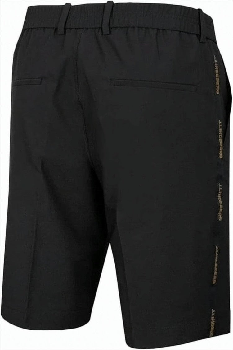 J Lindeberg Tailored Black Shorts With Modern Fit