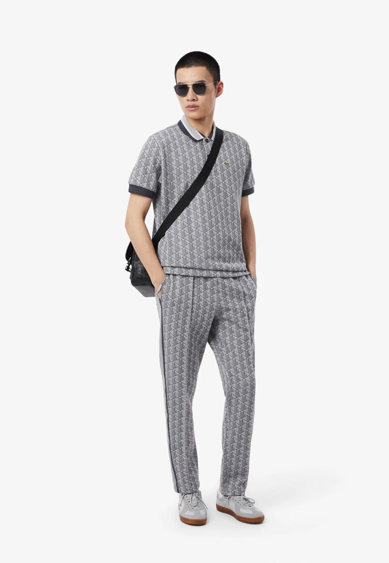 Lacoste Gray Paris Monogram Track Pants
