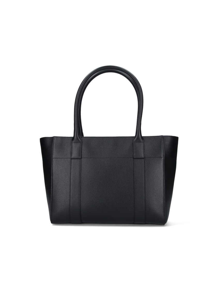 Mulberry Black Bayswater 9 To 5 Hammered Leather Tote Bag