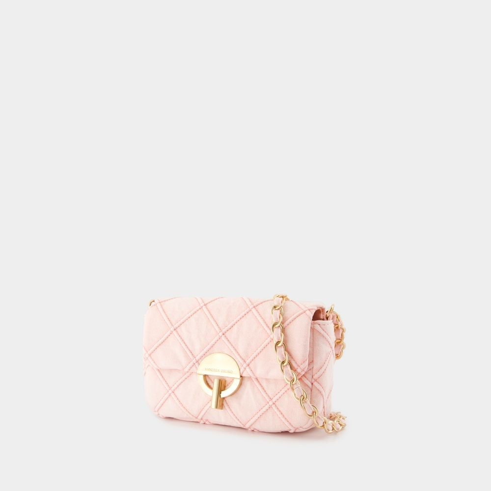 Vanessa Bruno Moon Moyen Crossbody - Cotton - Pink