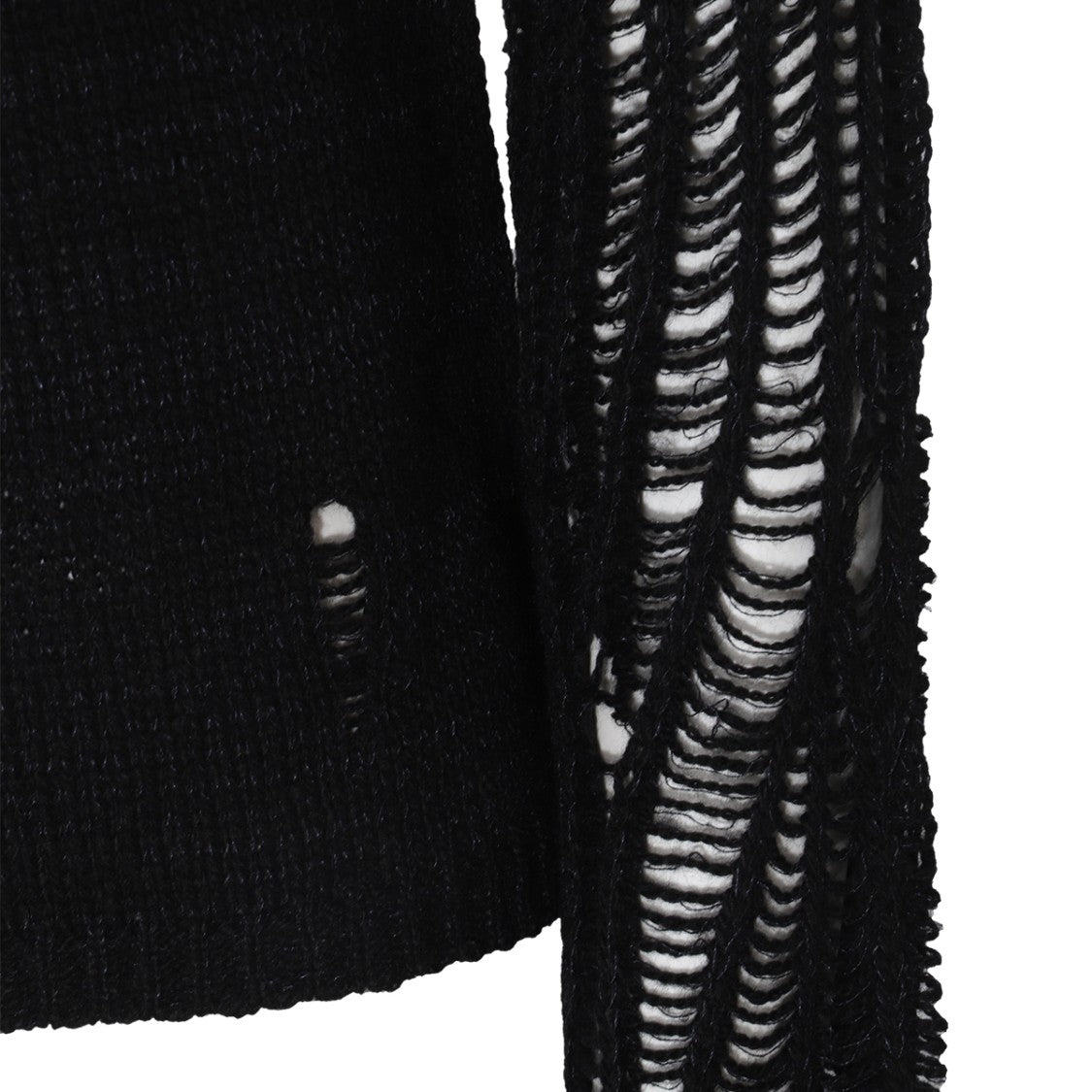 Chloé Black Wool Cut Out Shirt