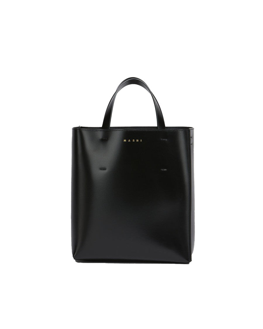 Marni Small Museo Leather Handbag – Black