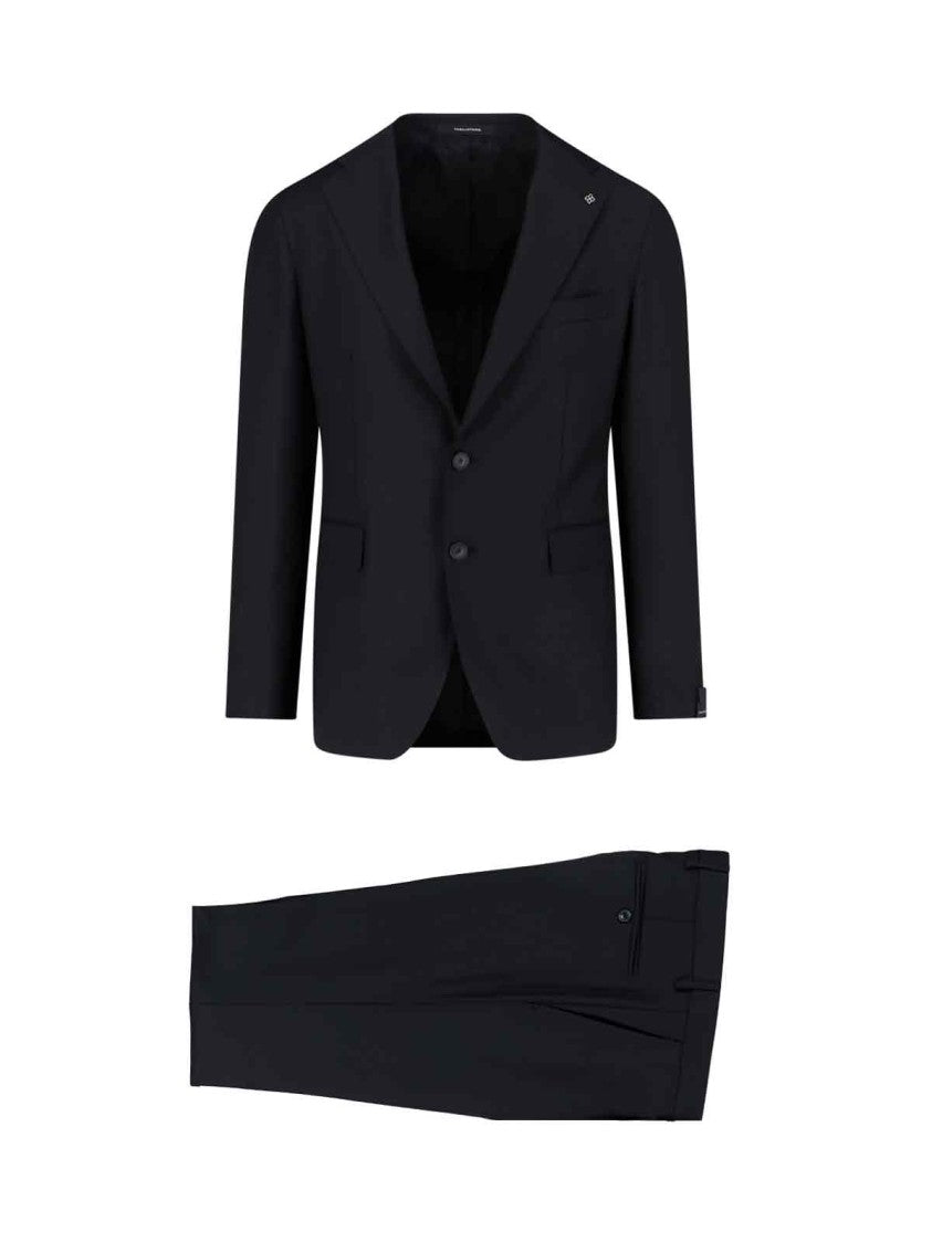 Tagliatore Single-Breasted Cutter Suit – Black