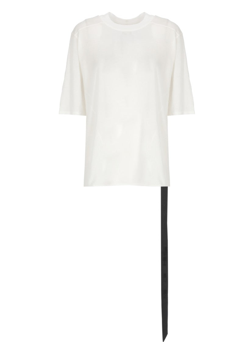 Drkshdw By Rick Owens White Walrus Oversized Cotton T-Shirt