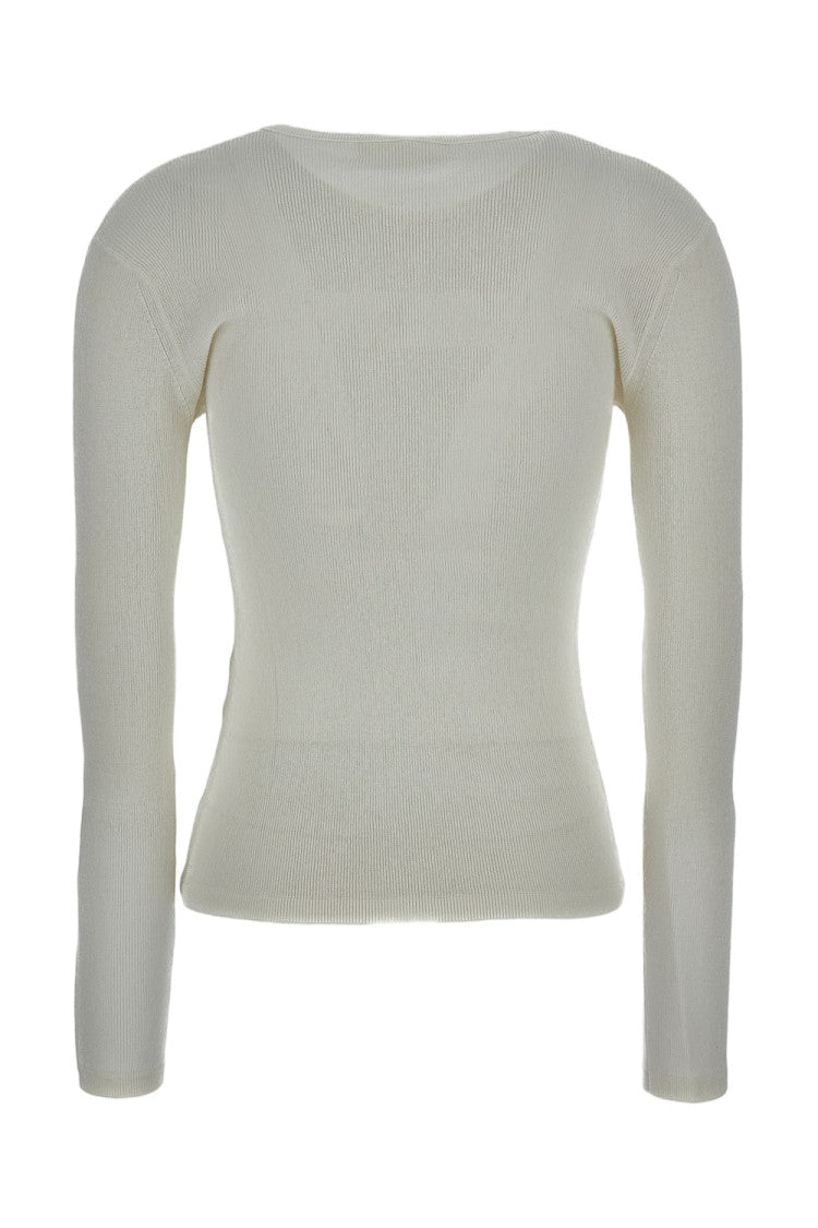 Lisa Yang Fitted Cropped Long-Sleeve T-Shirt With Ribbed Trim