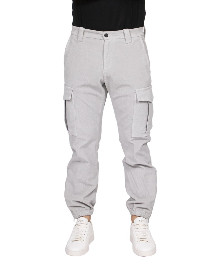 Eleventy Relaxed-Fit Tapered-Cuff Flap-Pocket Cargo Pants