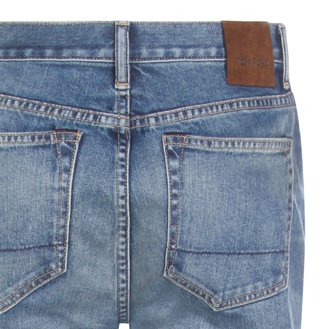 Tom Ford Mid-Rise Straight-Leg Jeans With Subtle Stitching Details