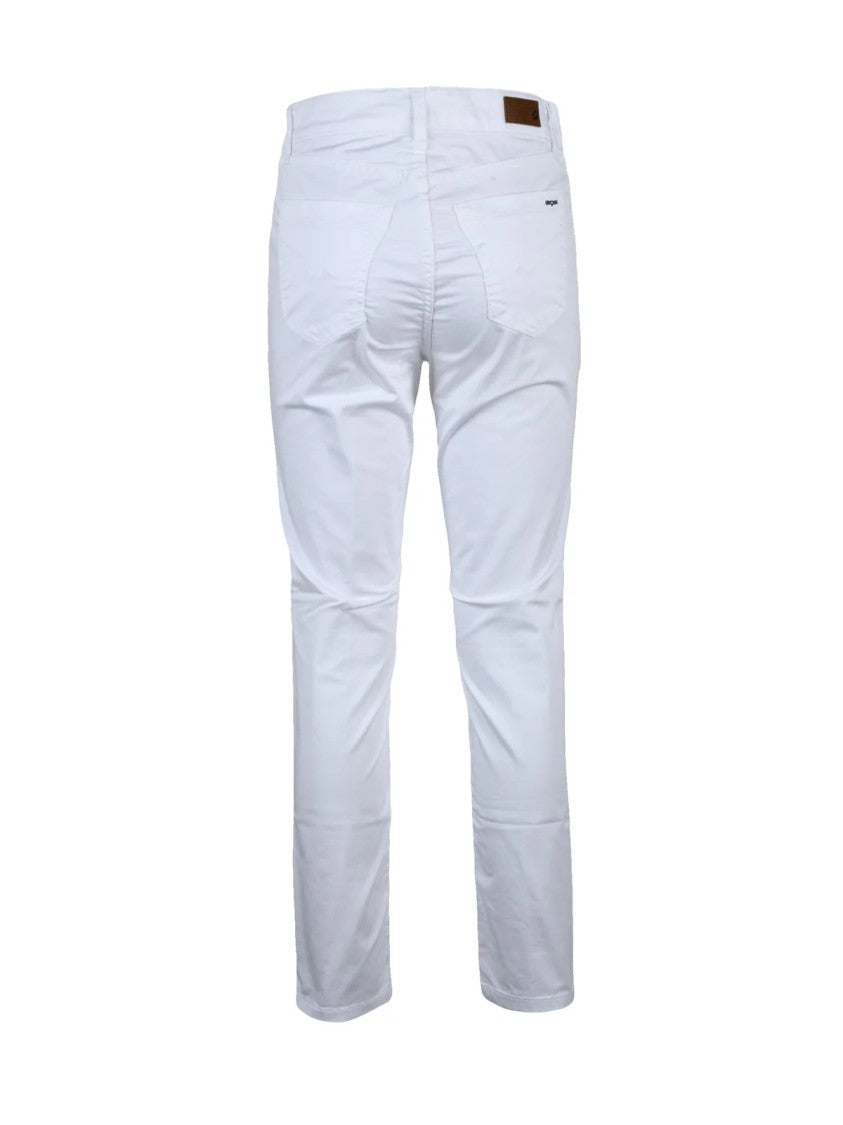 S.O.S. Vintage Wardrobe S.O.S.Vintage Wardrobe Cotton Stretch Trousers - White